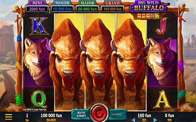 El juego Big Wild Buffalo en el casino online peruano 22BET