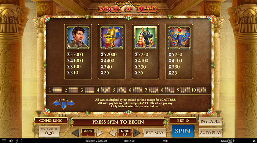 Pros y Contras del Juego de la Tragamonedas Book of DeadPros and Cons of the Slot Name Slot Game