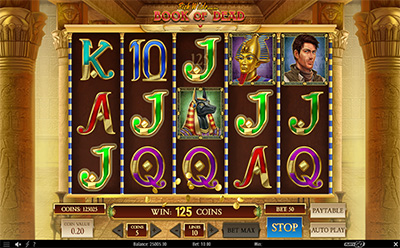 Tragamonedas Book of Dead en Celular