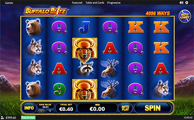 La slot Buffalo Blotz en el casino online peruano Betsafe