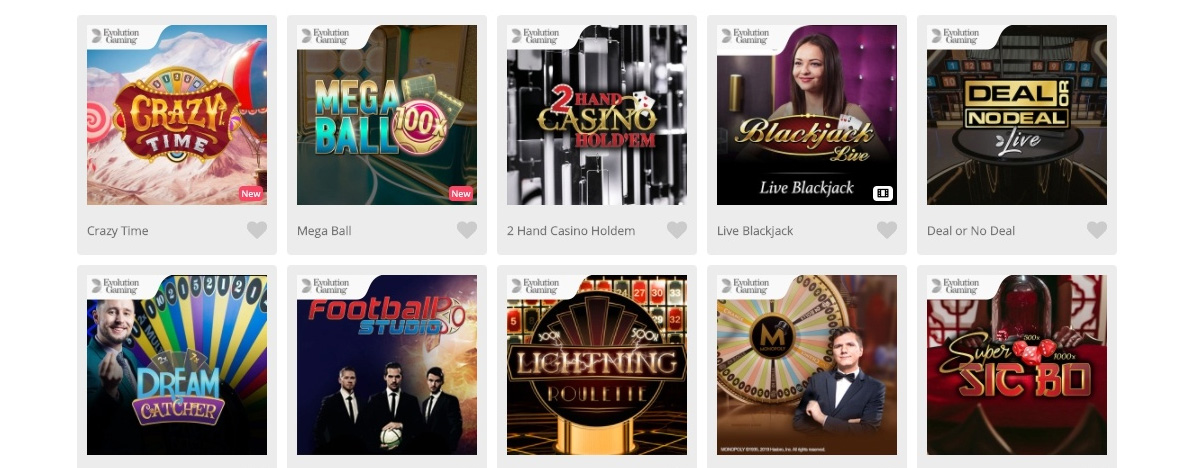 Ruleta, blackjack y otros juegos de mesa en Casimba