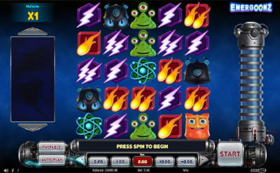 El juego Energoonz en el casino online peruano 22BET
