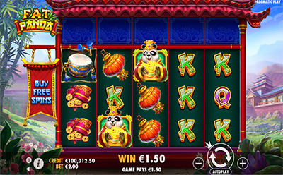 La slot Fat Panda en el casino online peruano Casimba