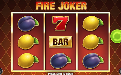 Juego de slot Fire Joker en el casino online peruano LeoVegas