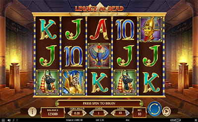 El juego Legacy of Dead en el casino online peruano 888casino