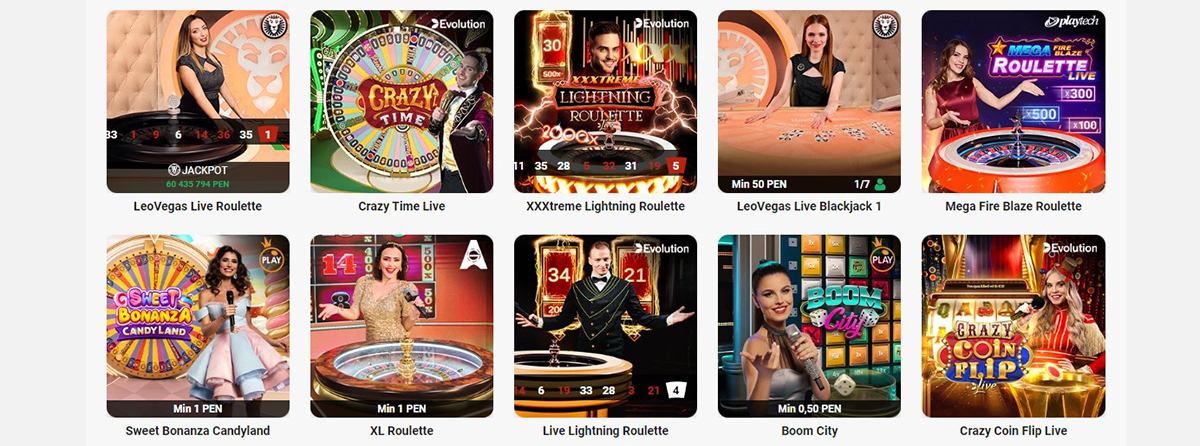 Ruleta, blackjack y otros juegos de mesa en LeoVegas