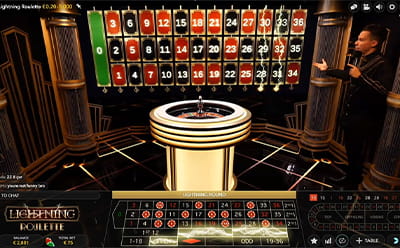 Juego de casino en vivo Lightning Roulette de Evolution en Perú