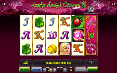 Slot online Lucky Lady’s Charm Deluxe en el casino online peruano Betsson