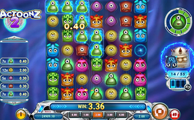 Tragamonedas Reactoonz 2 en Celular