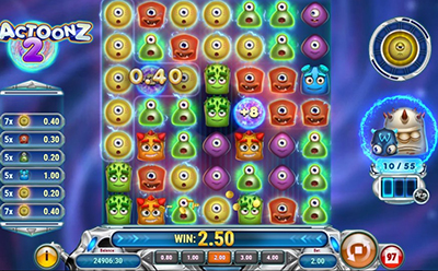 Tragamonedas Reactoonz 2 Multiplicador