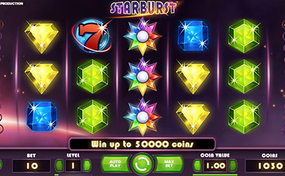 Tragamonedas Starburst en Celular