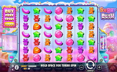 El juego Sugar Rush en el casino online peruano 888casino
